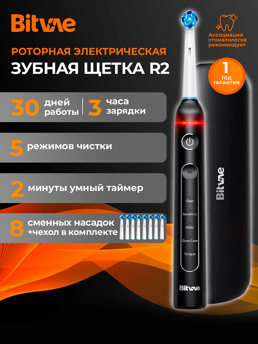 Электрическая зубная щетка Bitvae R2 