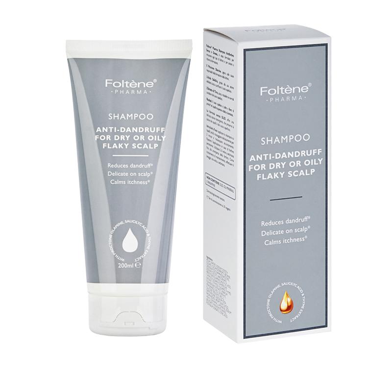 Шампунь против перхоти для сухой или жирной кожи головы FOLTENE