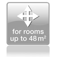 Для помещений до 48 кв.м.