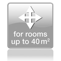Для помещений до 40 кв.м.